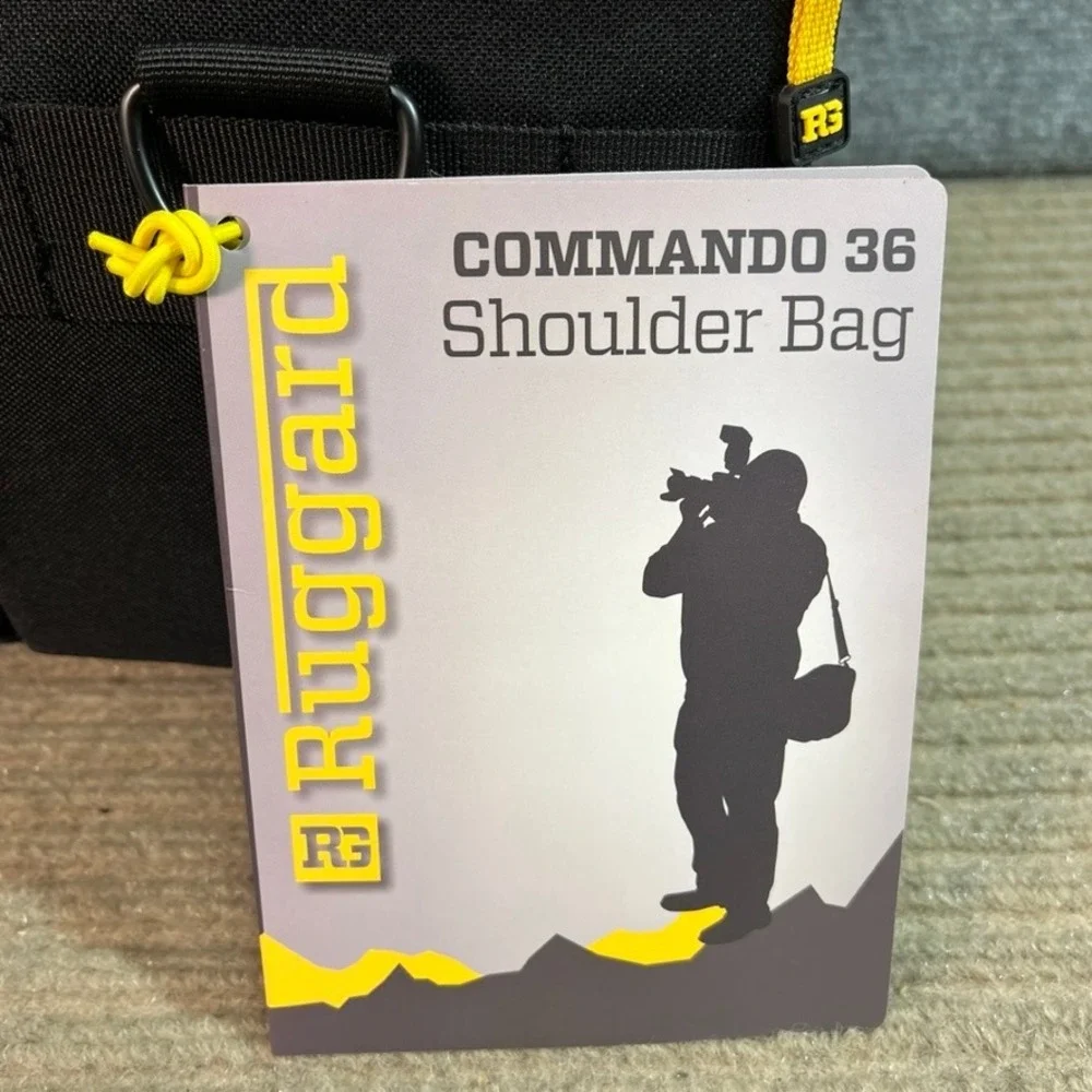 NWT Ruggard Commando 36 Shoulder Bag Black Camera Case PSB-136B DSLR Lenses